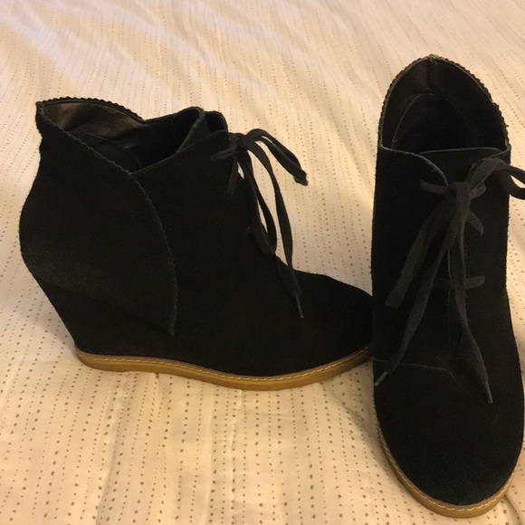 Kelsi Dagger Shoes - Kelsey Dagger black tie booties
